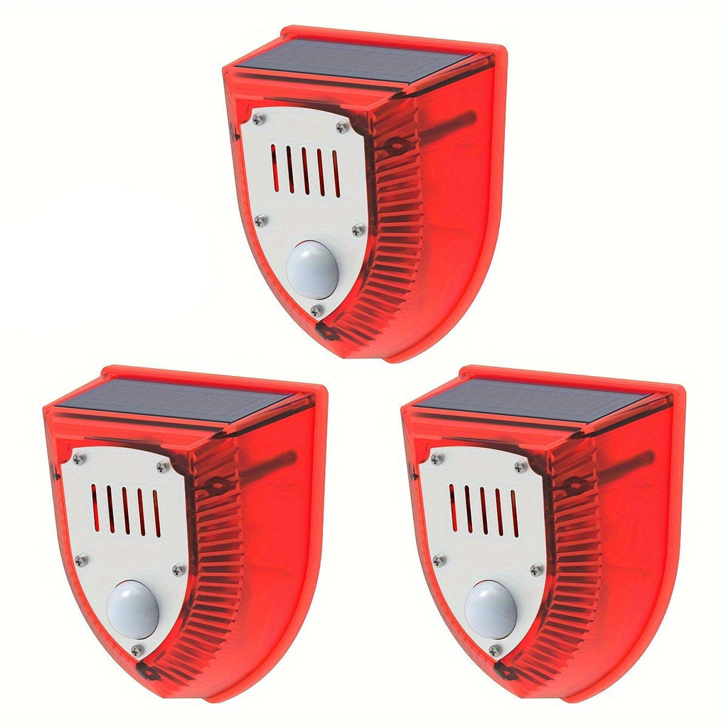 NNETM Solar Motion Alarm with Dog Bark & Gunshot Sound (3 pcs)