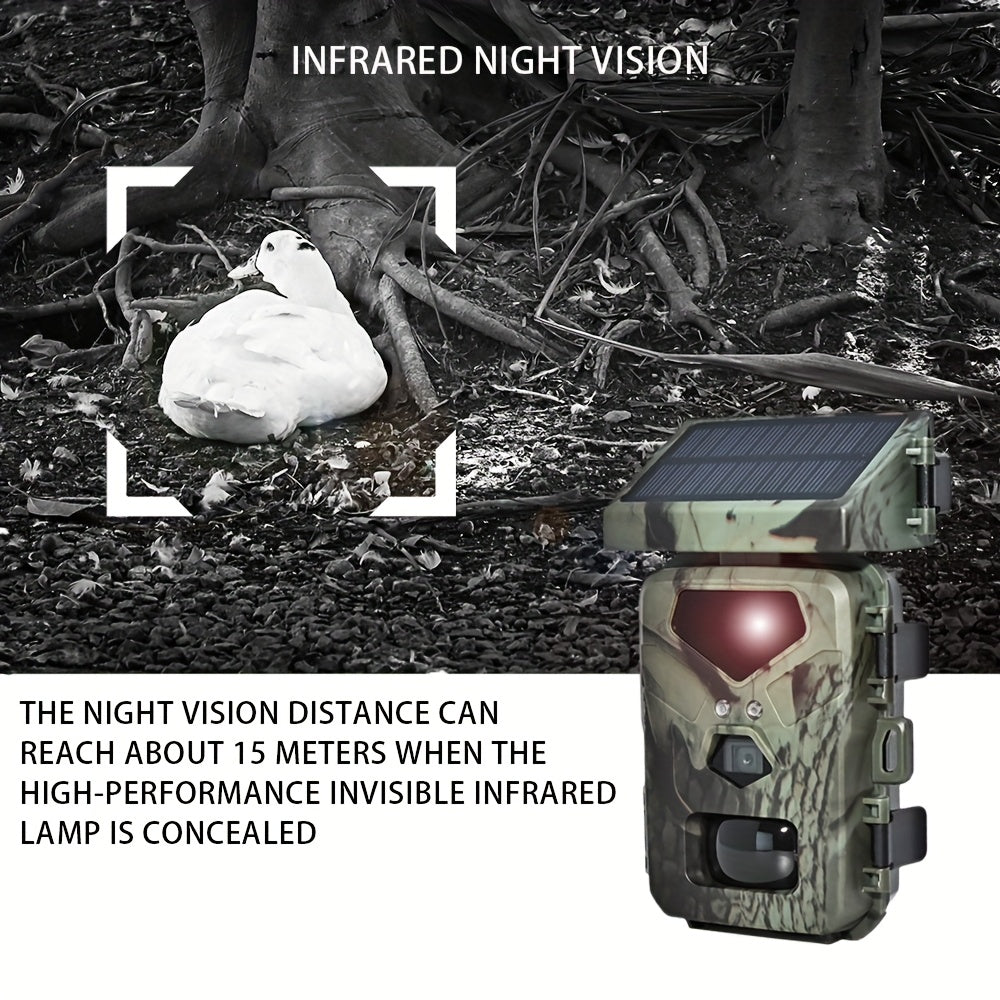 NNETM Solar Infrared Wildlife Security Camera (20MP)