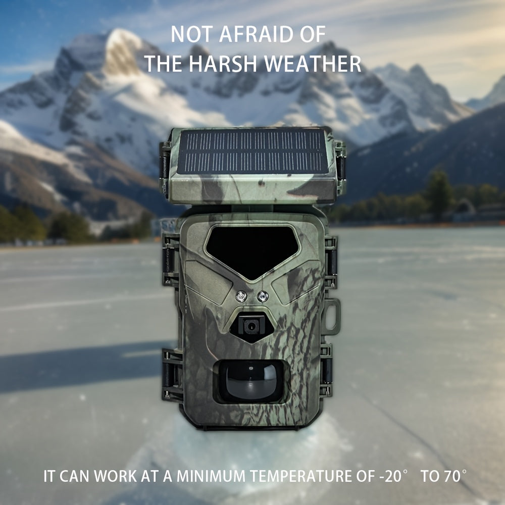 NNETM Solar Infrared Wildlife Security Camera (20MP)