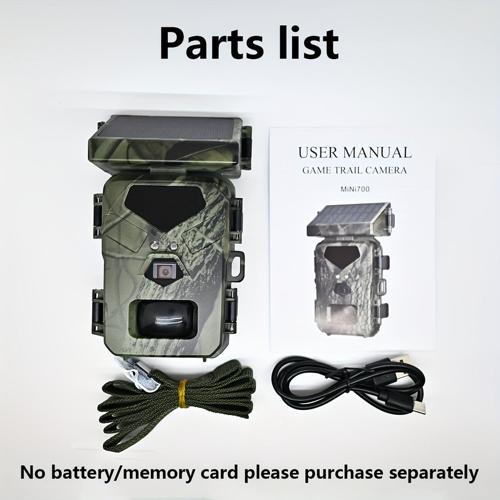 NNETM Solar Infrared Wildlife Security Camera (20MP)