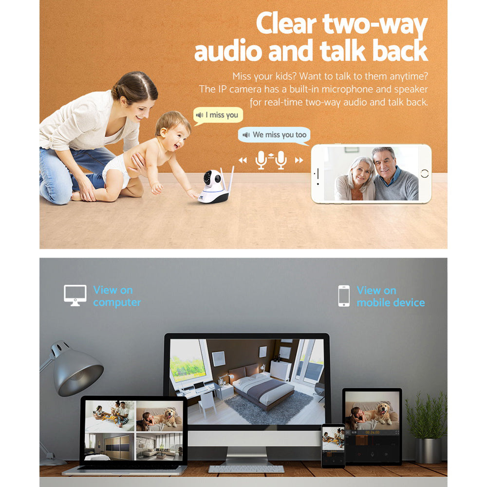 NNEDSZ -Wireless IP Camera CCTV Security System Home Monitor 1080P HD WIFI