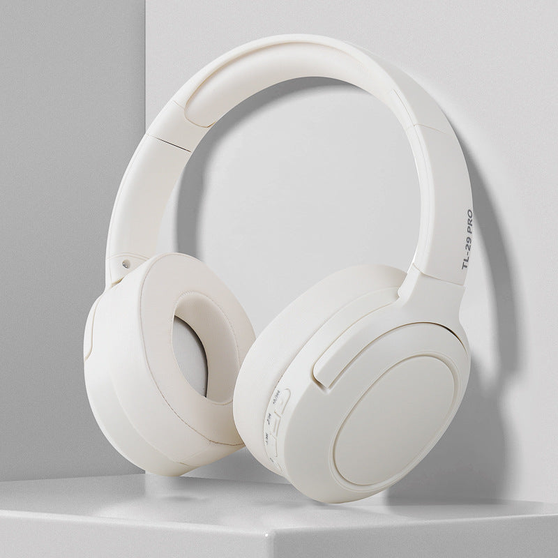 NNEDSZ Apricot TL-29 PRO Wireless & Wired Over-Ear Bluetooth Headphones - Comfortable and Versatile